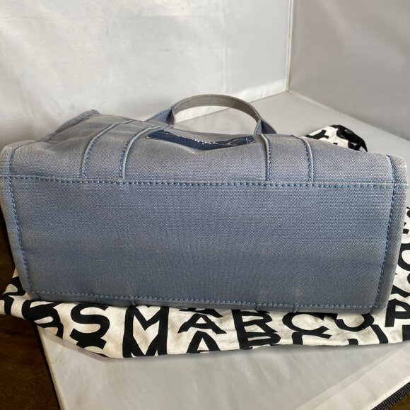 Marc Jacobs The Tote bag  Blue shadow Medium - Picture 4 of 15